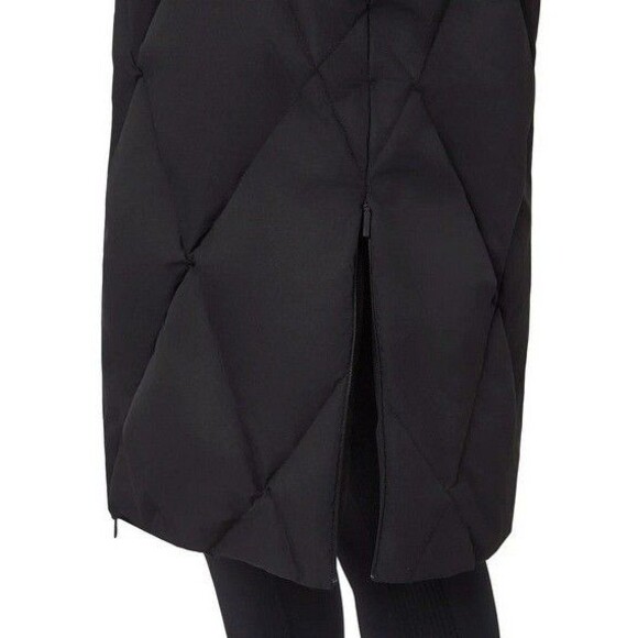 Mondetta Diamond Quilted Down Parka Long Length Black Small - Picture 8 of 8